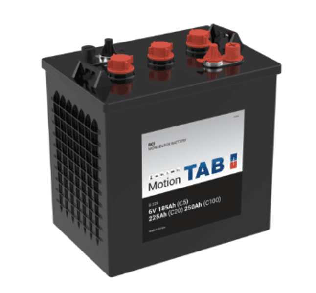 TAB deep cycle 6V 225AH/20-185AH/5 (GC2 1026410) 264x183x251/274